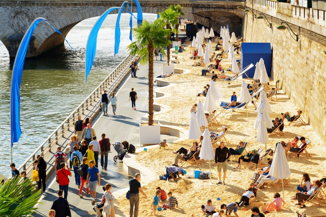 The first Paris beach was set up in 2002