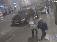 CCTV footage shows woman 'led through London streets to be gang-raped'