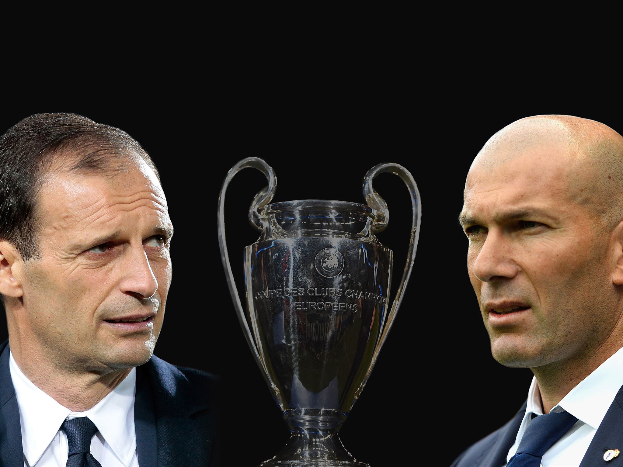 Juventus and Real Madrid meet in Cardiff on Saturday night
