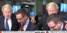 Boris Johnson wrestled a Labour MP on live TV