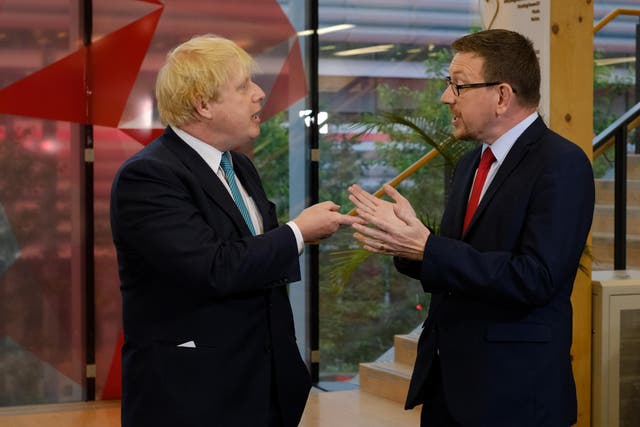 Johnson came to blows with Labour campaign chief Gwynne before ‘Question Time’ on Friday