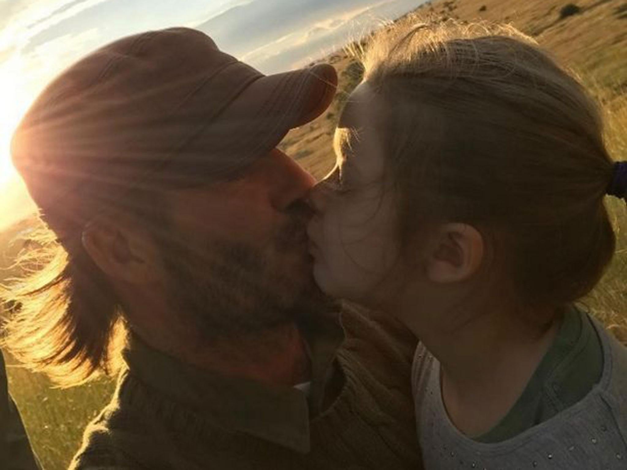 David Beckham shared the family holiday photo on Instagram