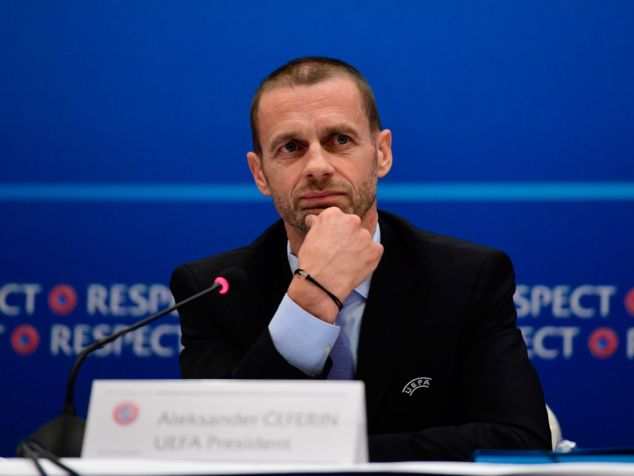 Aleksander Ceferin said Uefa would support a British bid