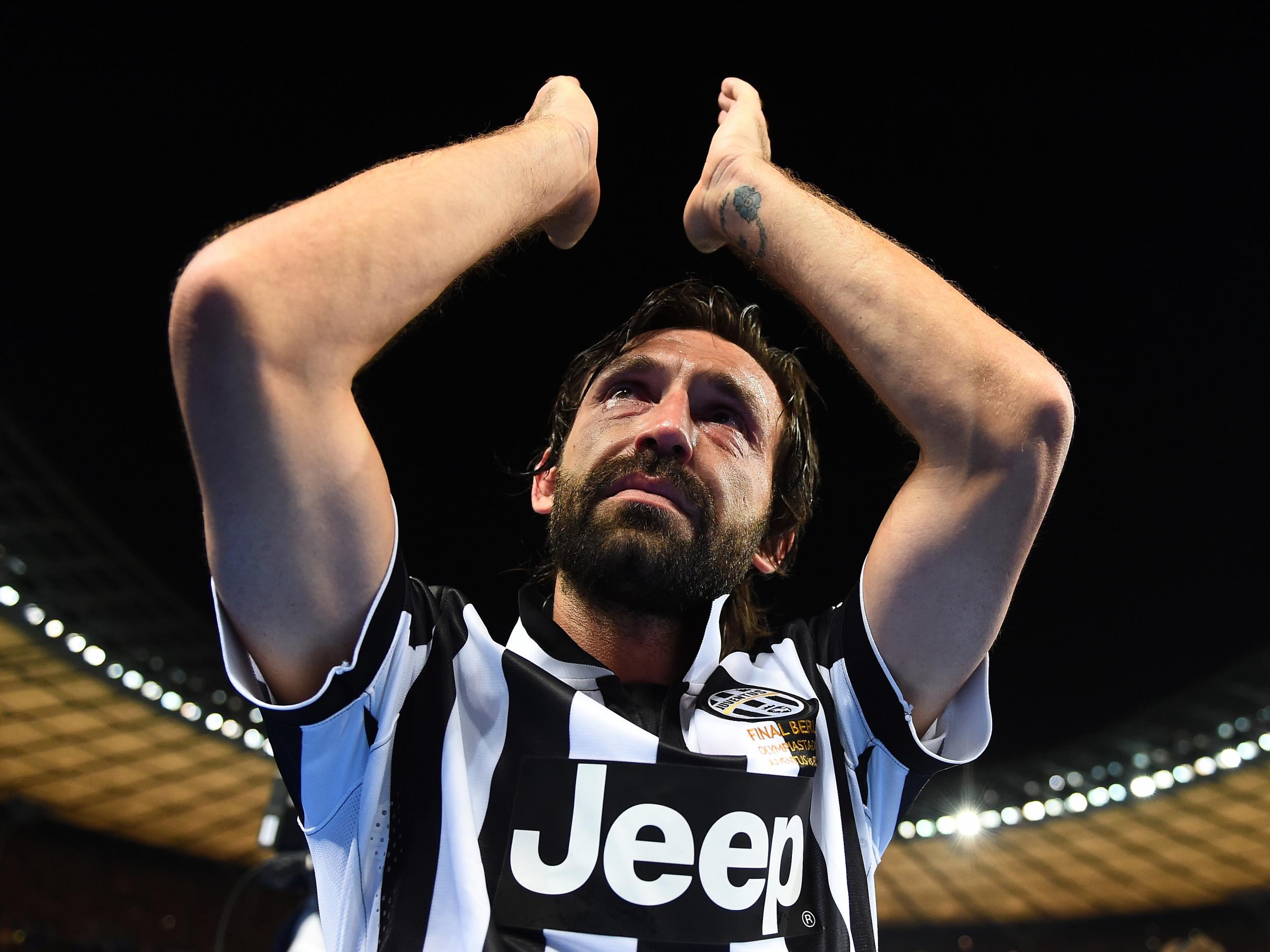 Pirlo was on the losing side in the 2015 final
