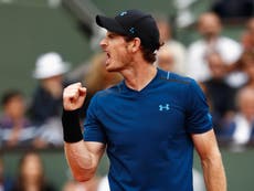Murray through to French Open fourth round after crushing Del Potro