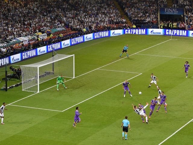 Mario Mandzukic scored an outstanding goal for Juventus