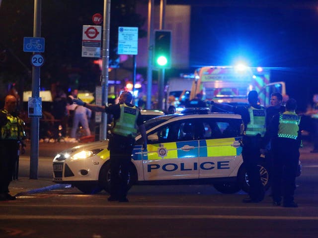 Police in London Bridge, the scene of one of four terror attacks in the UK this year