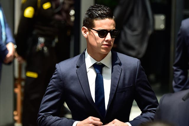 James Rodriguez appears to be nearing the exit door