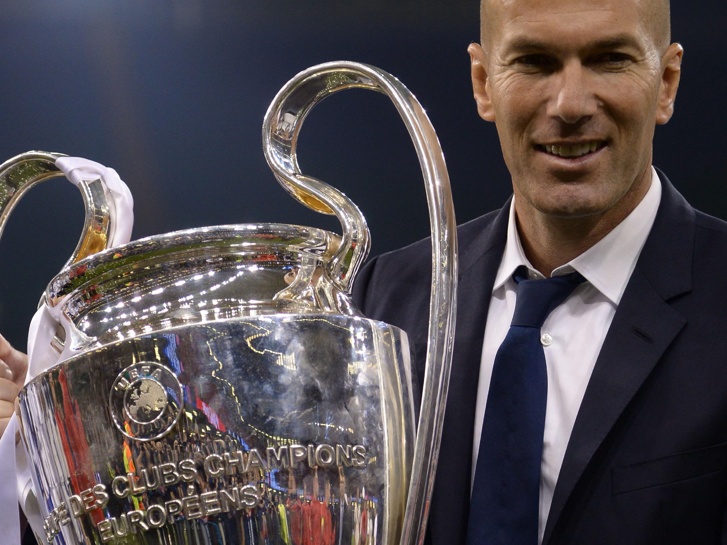 Zidane is the first manager to win back to back Champions League titles