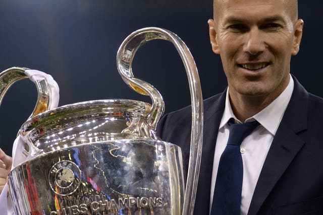 Zidane is the first manager to win back to back Champions League titles