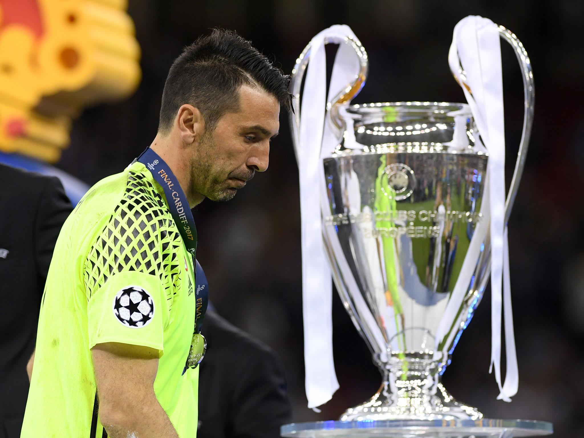 Gigi Buffon lost in the Champions League final for the third time