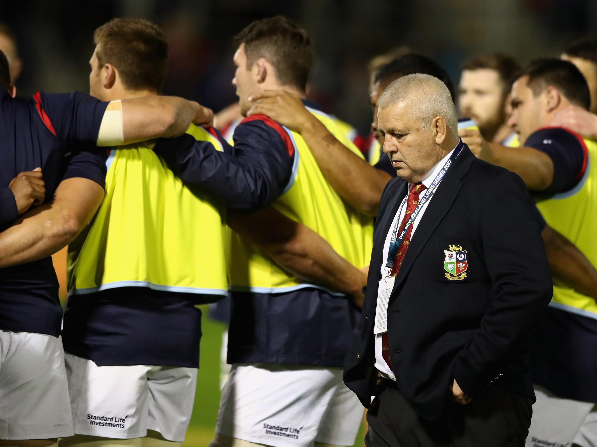 Gatland's team laboured to a win over the Provincial Barbarians