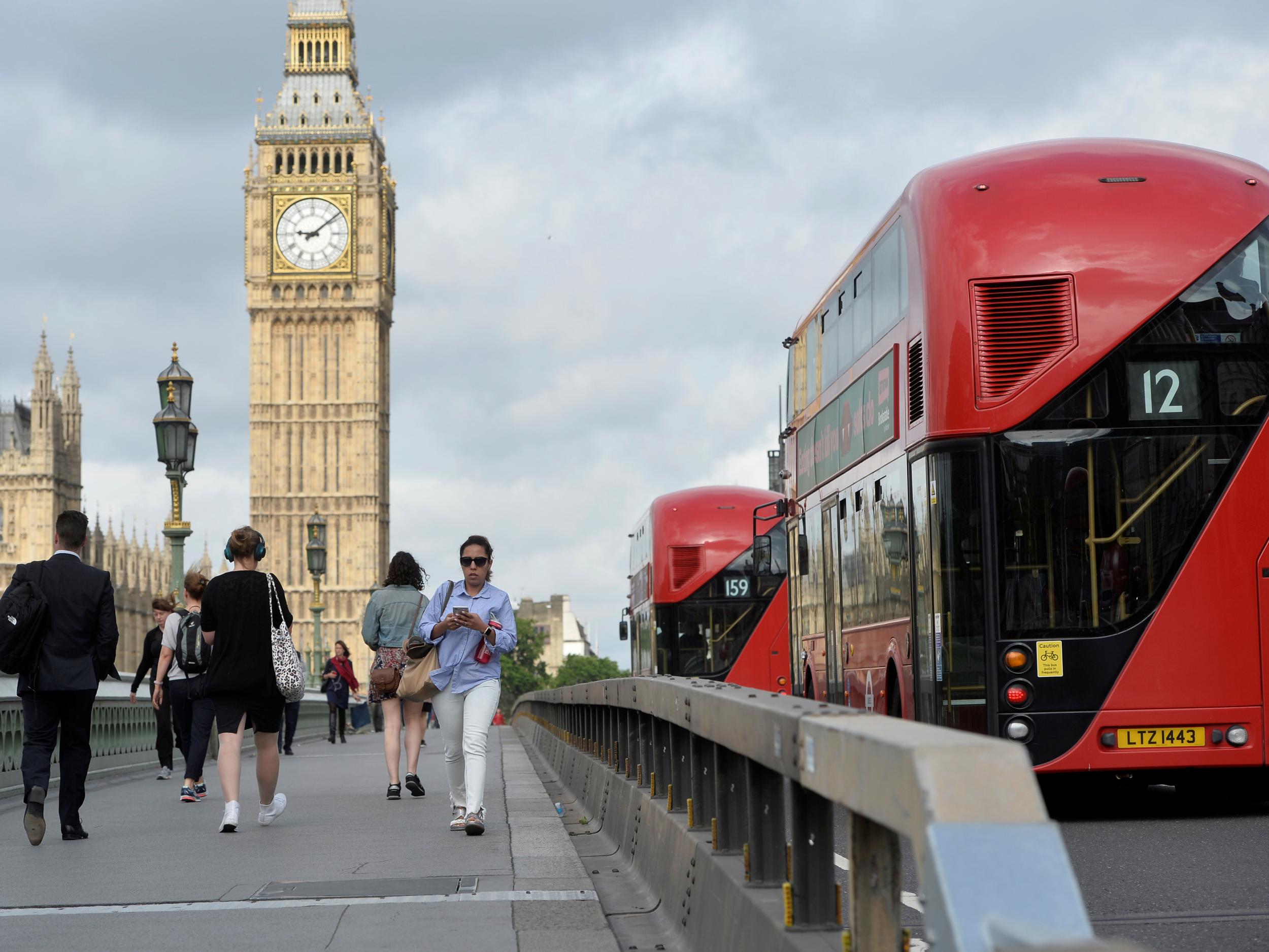 New barriers have been installed on Westminster Bridge, where 52-year-old Khalid Masood drove a car into pedestrians on 22 March