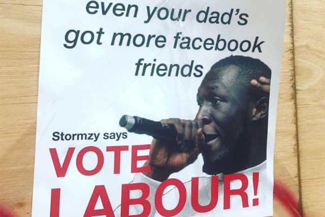 Stormzy was one of many celebrities to endorse Jeremy Corbyn