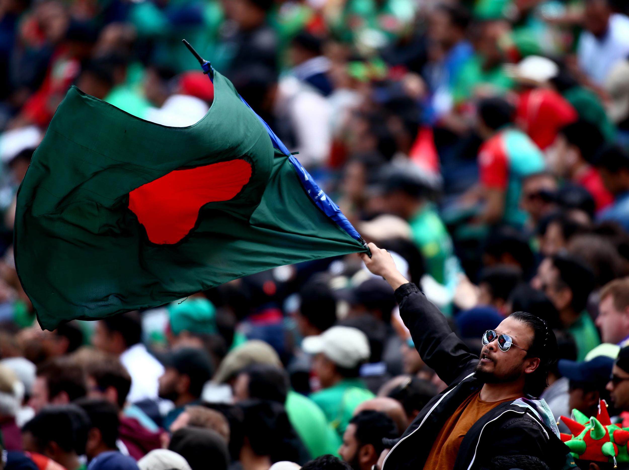 The partisan crowd enjoyed the Bangladeshi innings