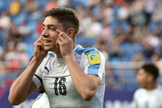 Federico Valverde's celebration caused offence in South Korea, where the World Cup is being held