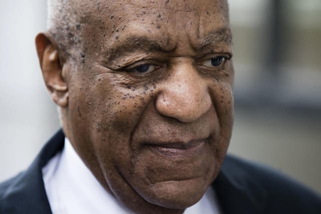 Bill Cosby arrives for his sexual assault trial at the Montgomery County Courthouse in Norristown, Pennsylvania