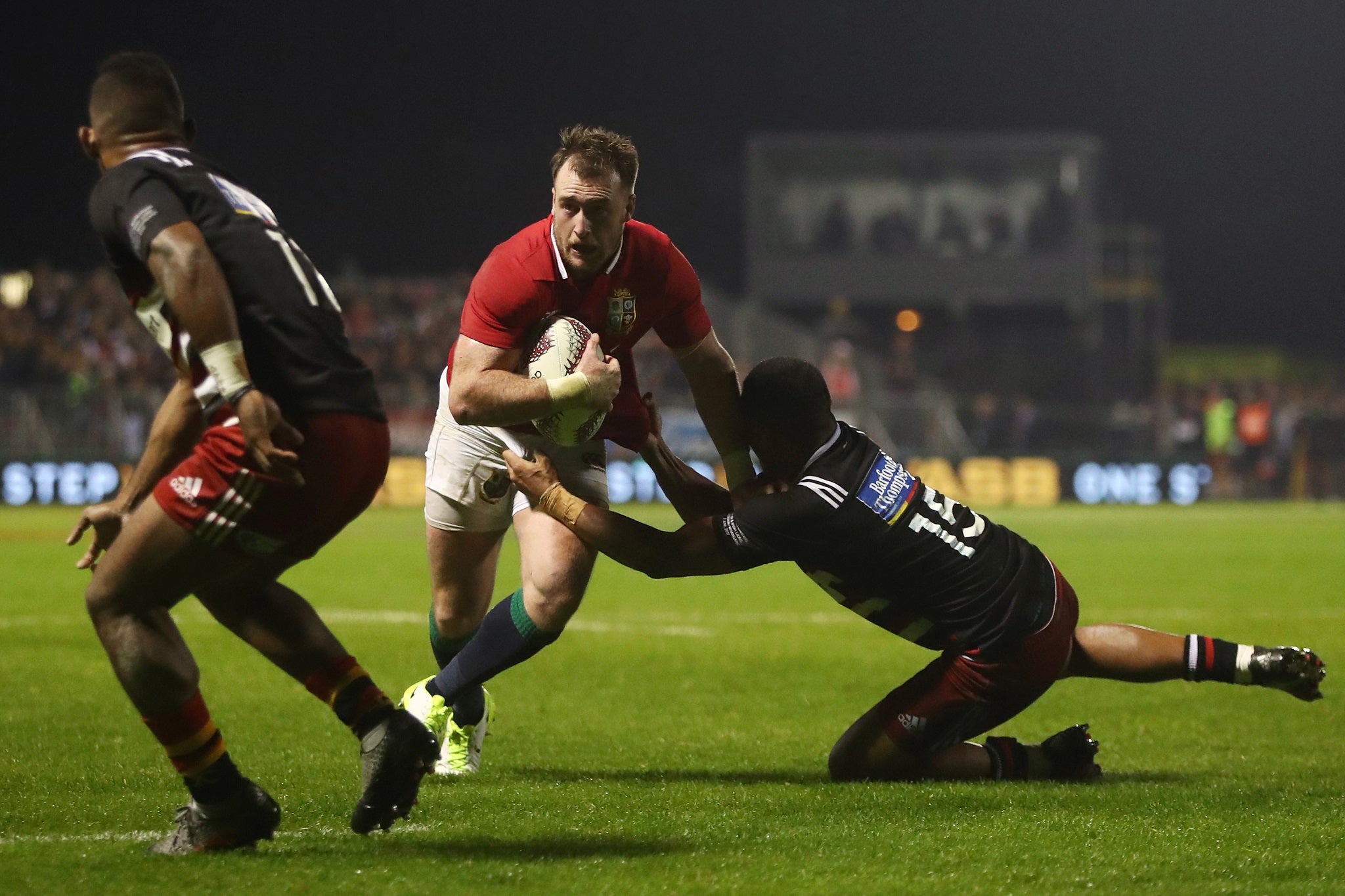 The Lions missed a number of chances to score against the Provincial Barbarians