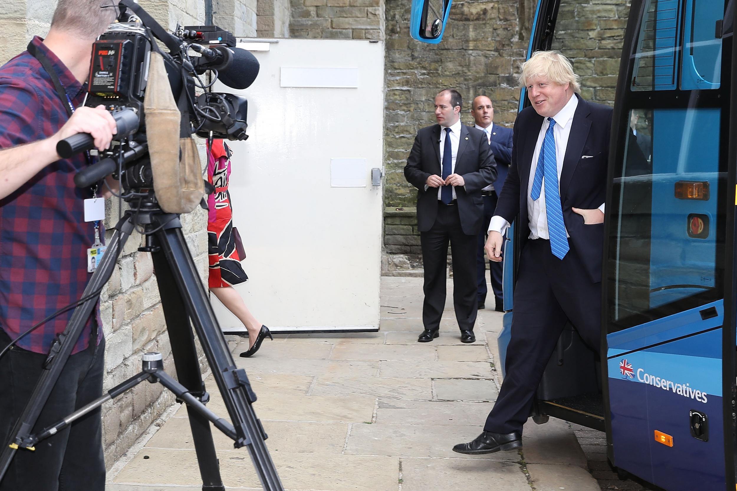 Foreign Secretary Boris Johnson would not criticize Donald Trump