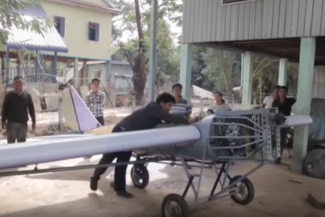 Cambodian man builds his own plane after watching YouTube videos The Independent The Independent
