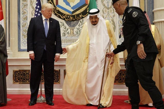 Donald Trump's first visit on his maiden foreign tour as president was to Saudi's King Salman