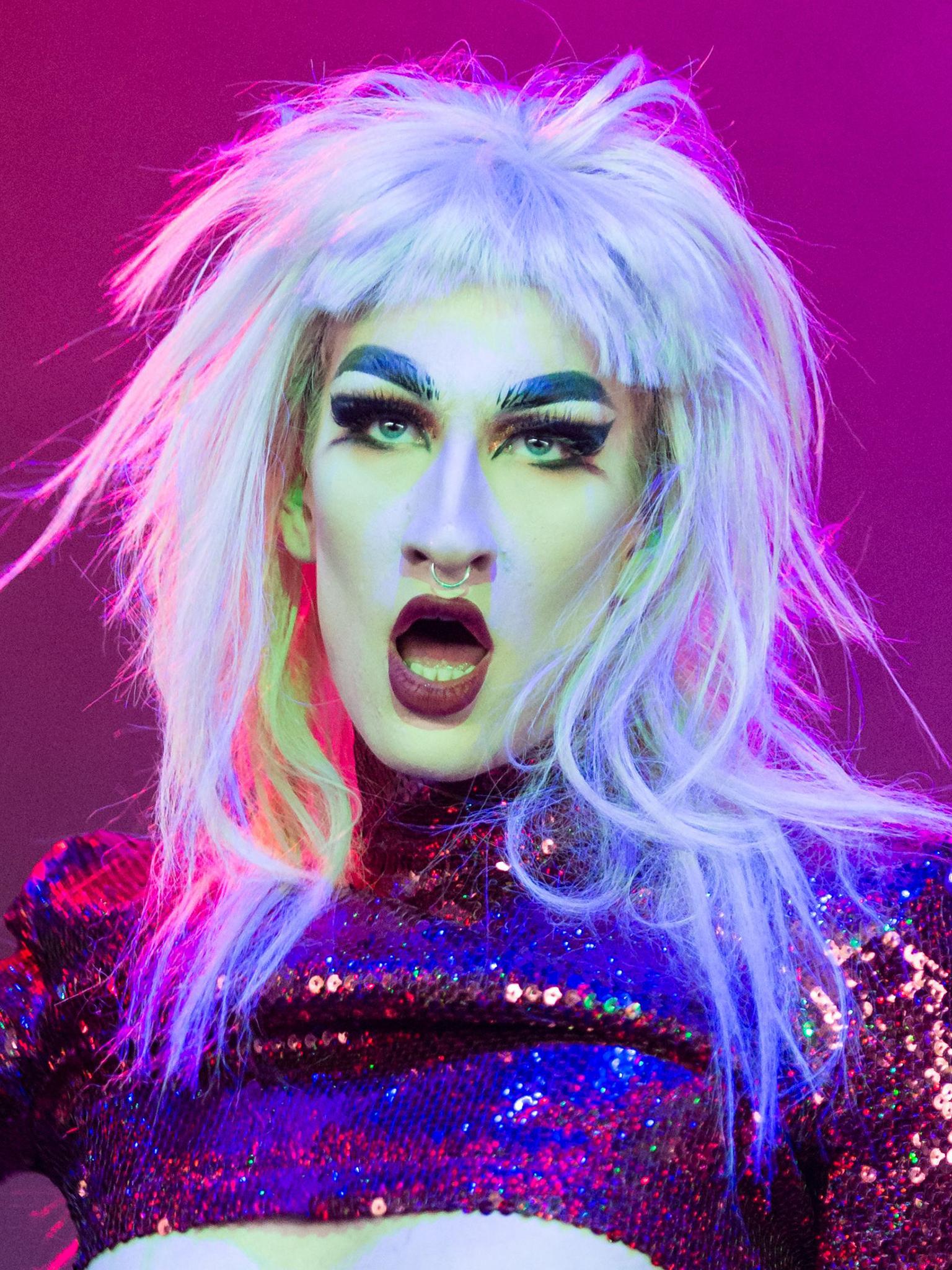 Sink the Pink drag queen Rodent DeCay at The Mighty Hoopla (Rex)