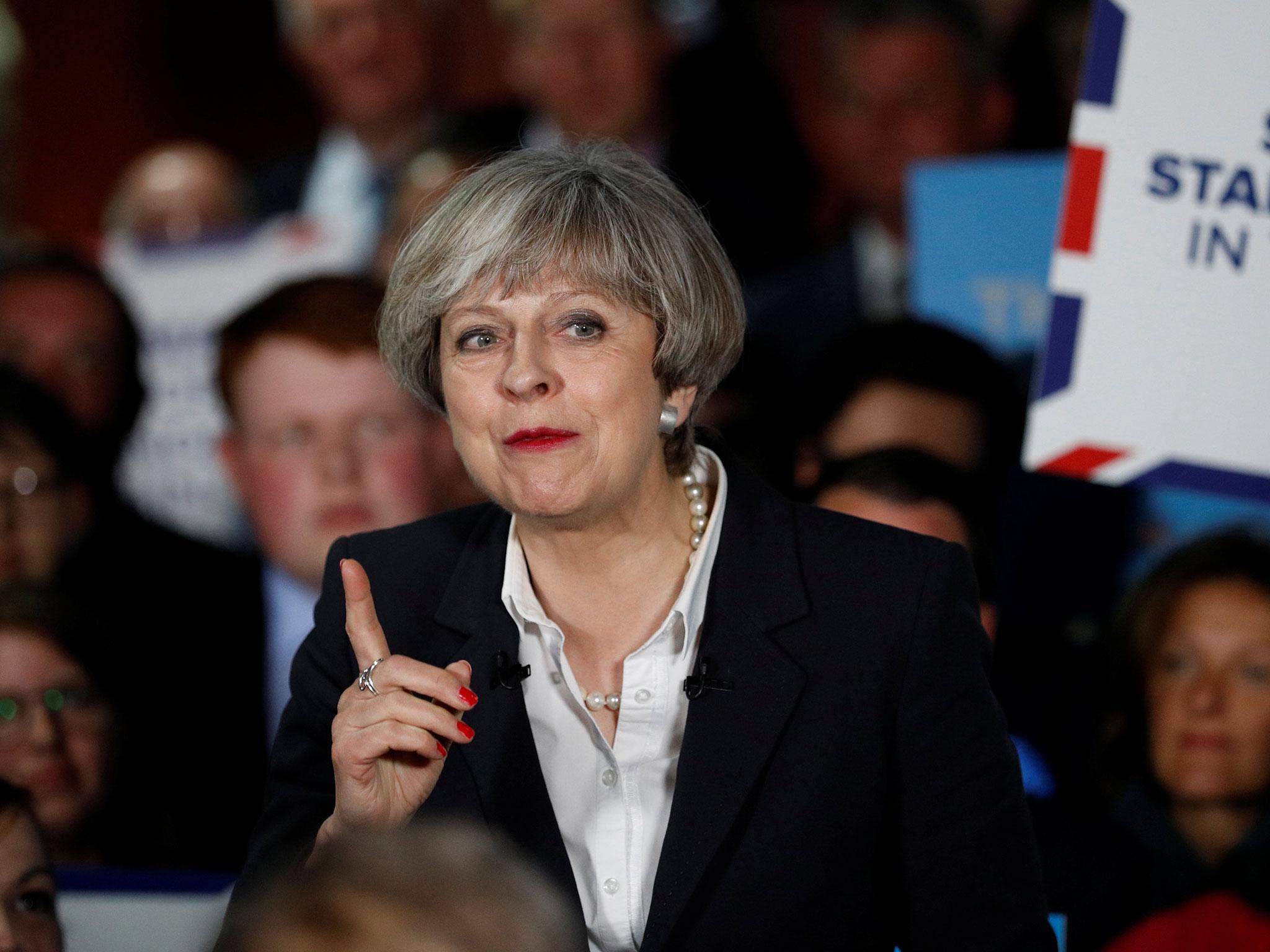 Theresa May's Conservatives have promised to stick up for workers' rights in a bid to win the 'centre ground'