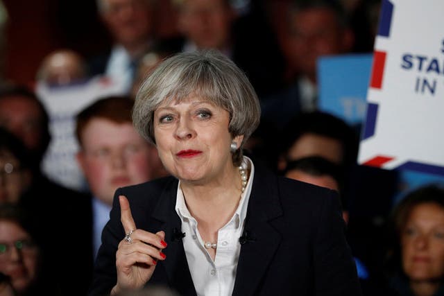 Theresa May's Conservatives have promised to stick up for workers' rights in a bid to win the 'centre ground'