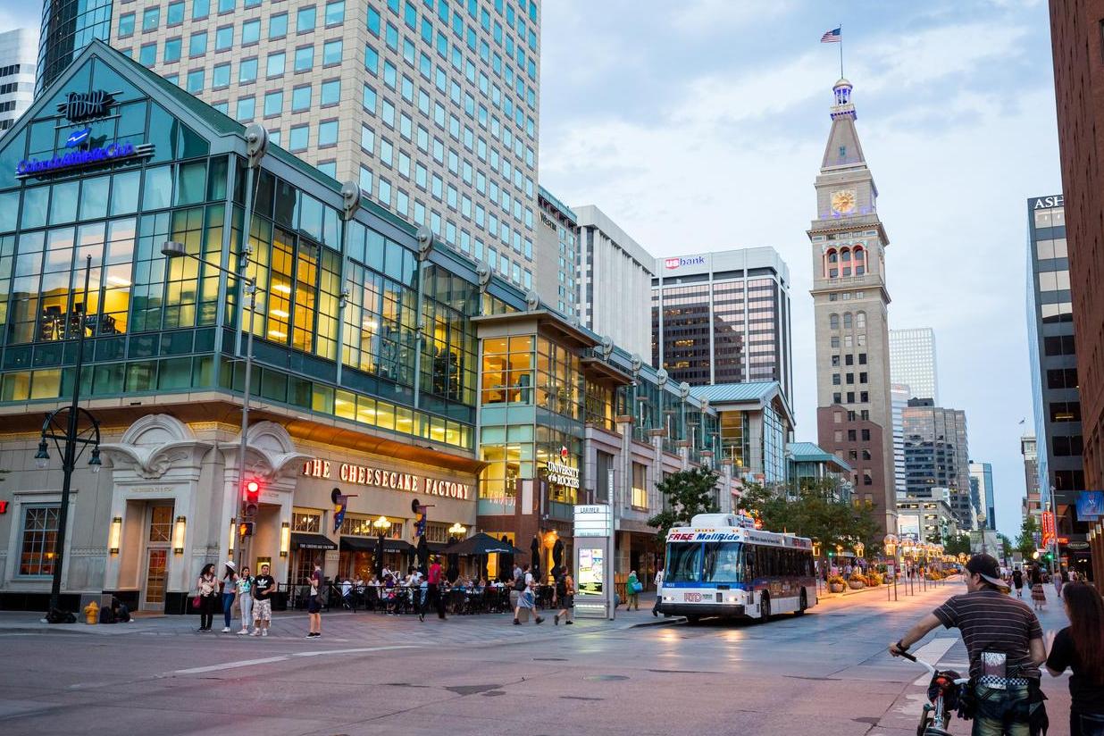 16th Street Mall is a hub of entertainment