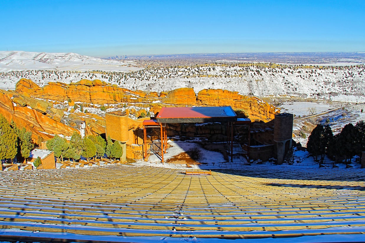Red Rocks amphitheatre is a top outdoor concert venue