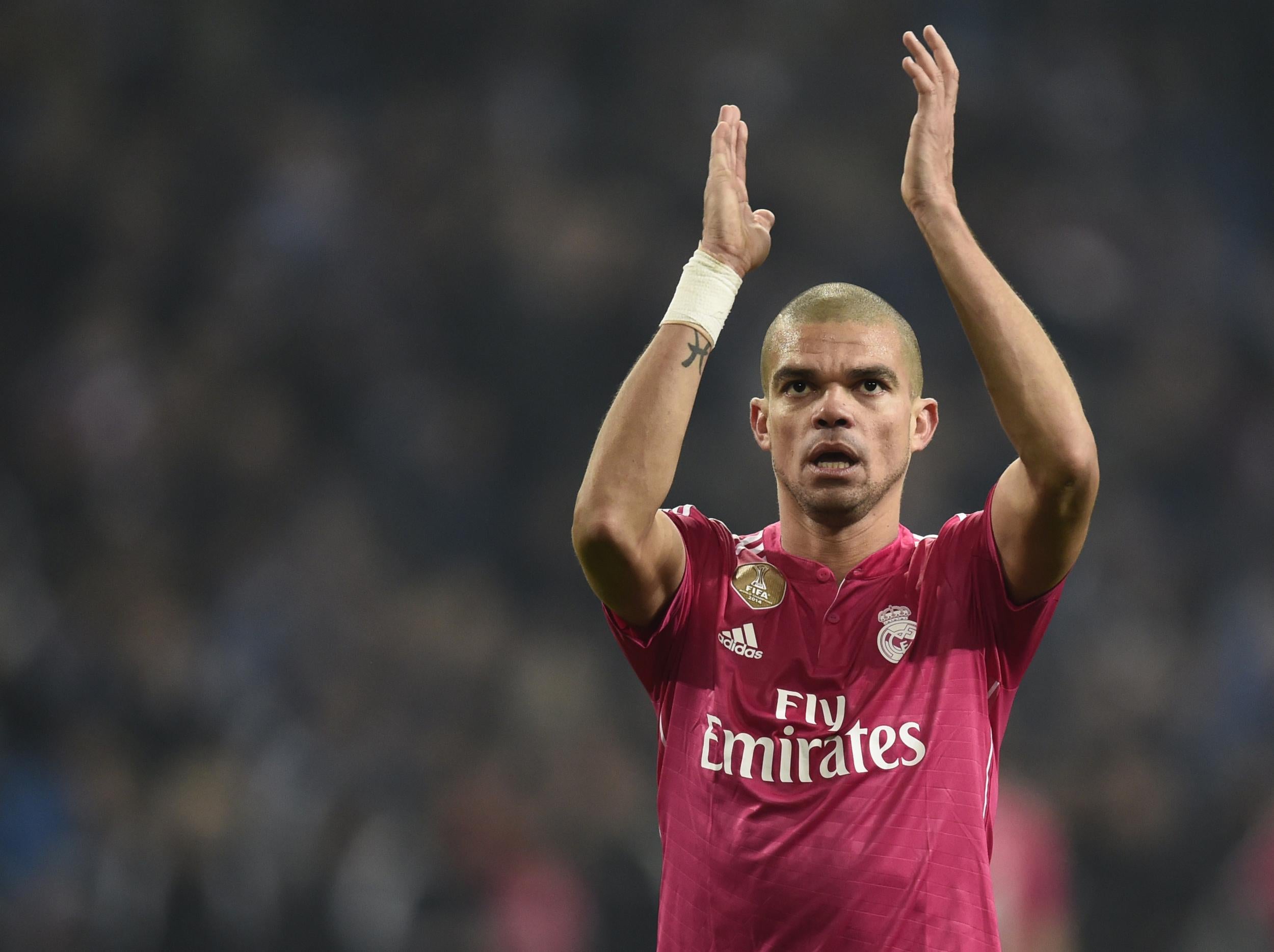 Pepe has played for the European champions for a decade