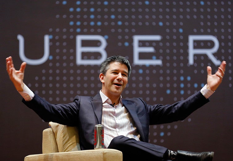 Uber's chief executive Travis Kalanick (pictured) has come under mounting pressure after a series of scandals including a string of employees who say they have been sexually harrassed at the company's offices
