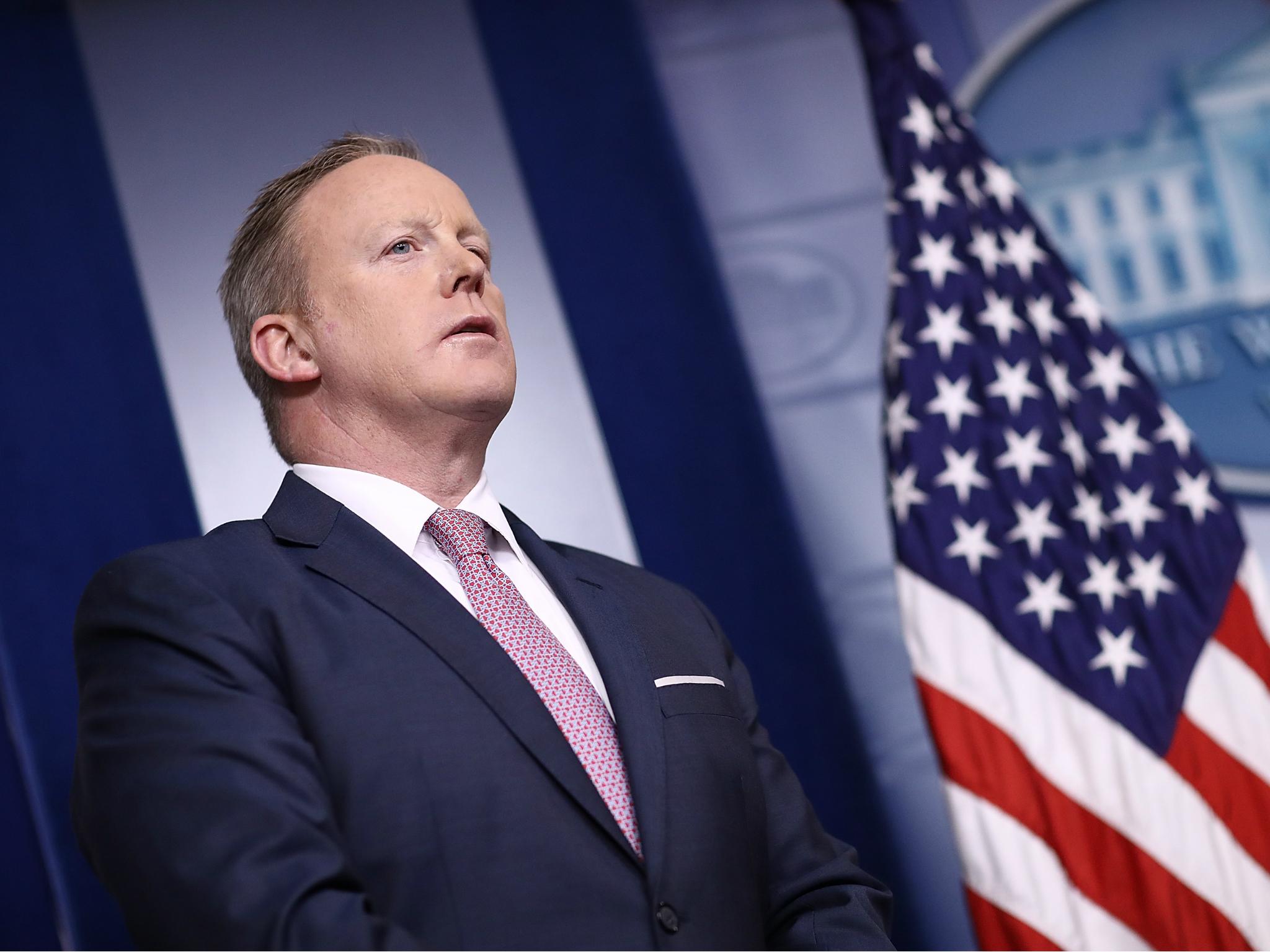 A top White House official said that Sean Spicer hasn't been holding press briefings because he has gotten 'fatter'