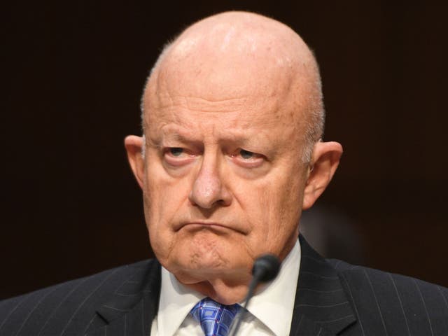 The former Director of National Intelligence preparing to testify before the US Senate Judiciary Committee