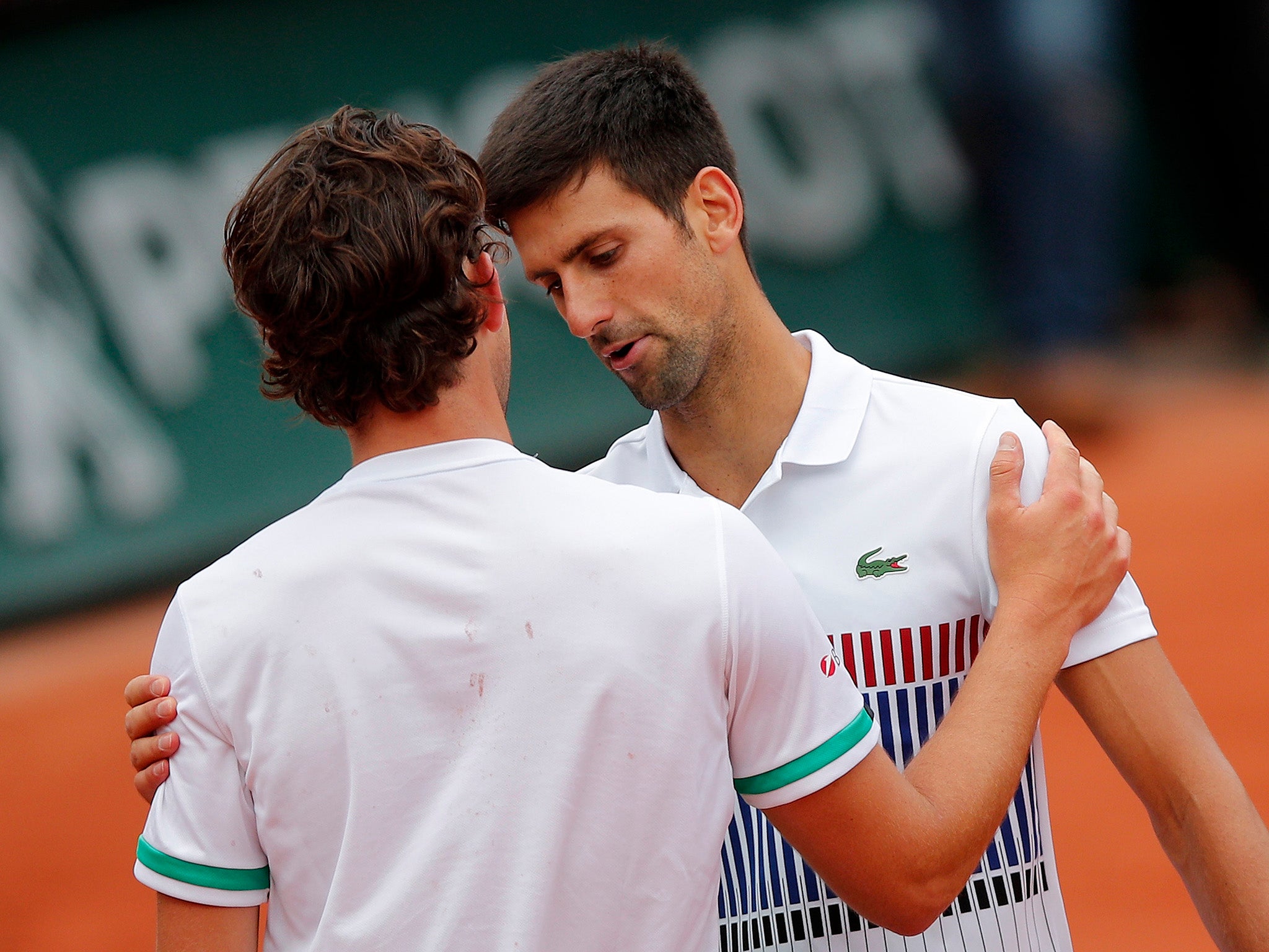 Djokovic was aiming to face Nadal in the semi-finals