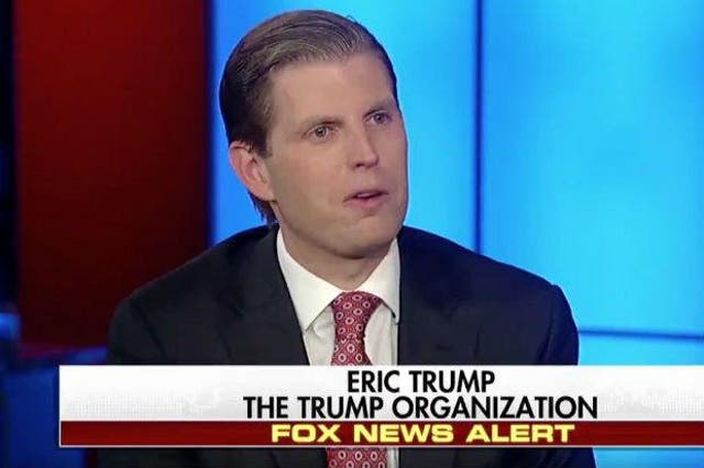 Eric Trump claimed there was a lack of 'morals'