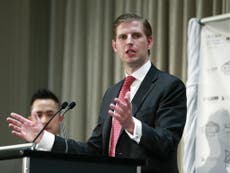 Eric Trump says Democrats are 'not even people'