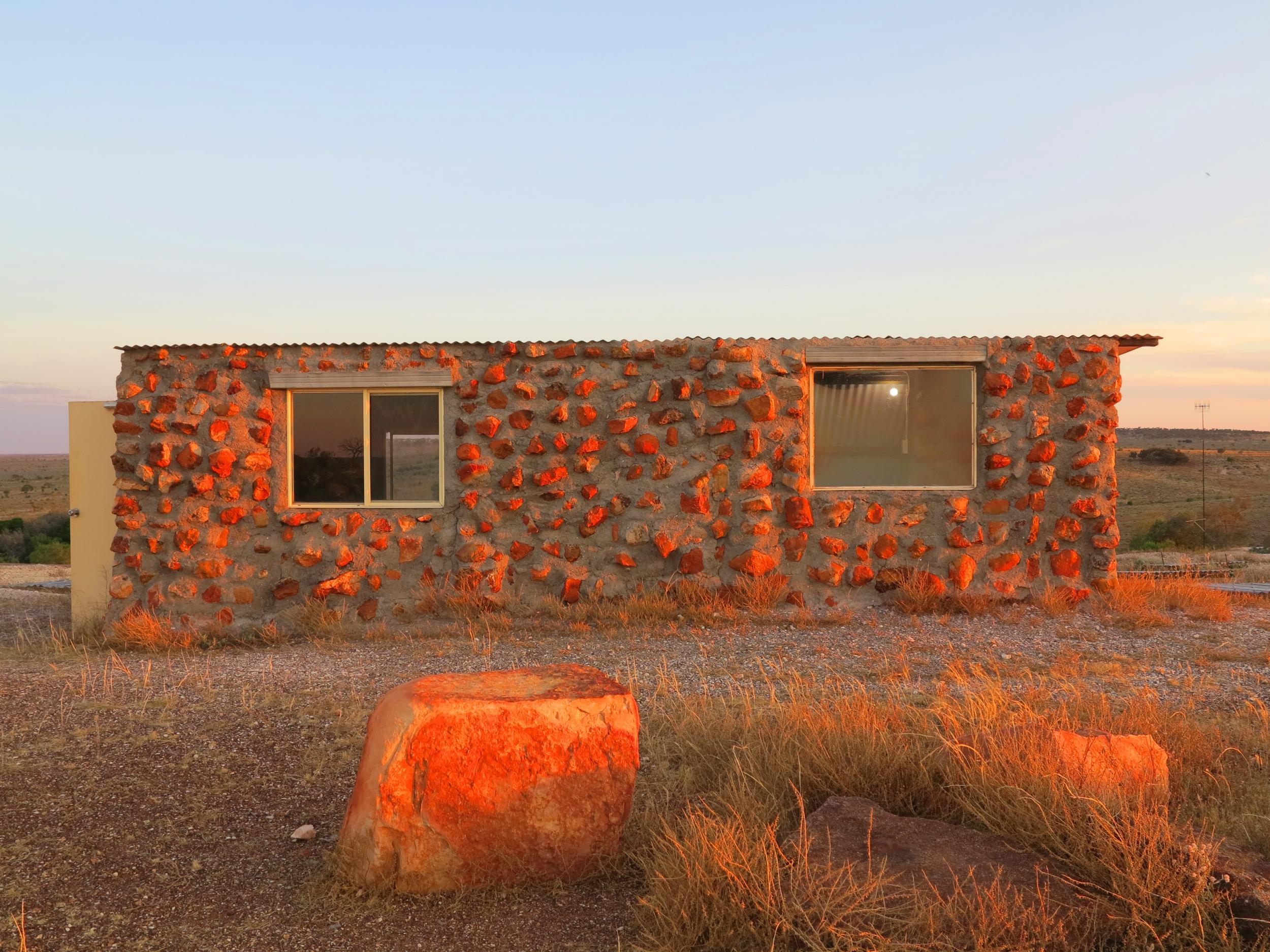 The White Cliffs Motel bunker entrance