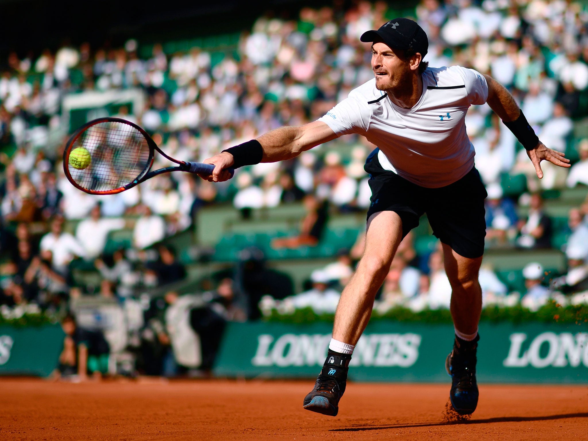 Murray's experience and composure saw him through to the semis