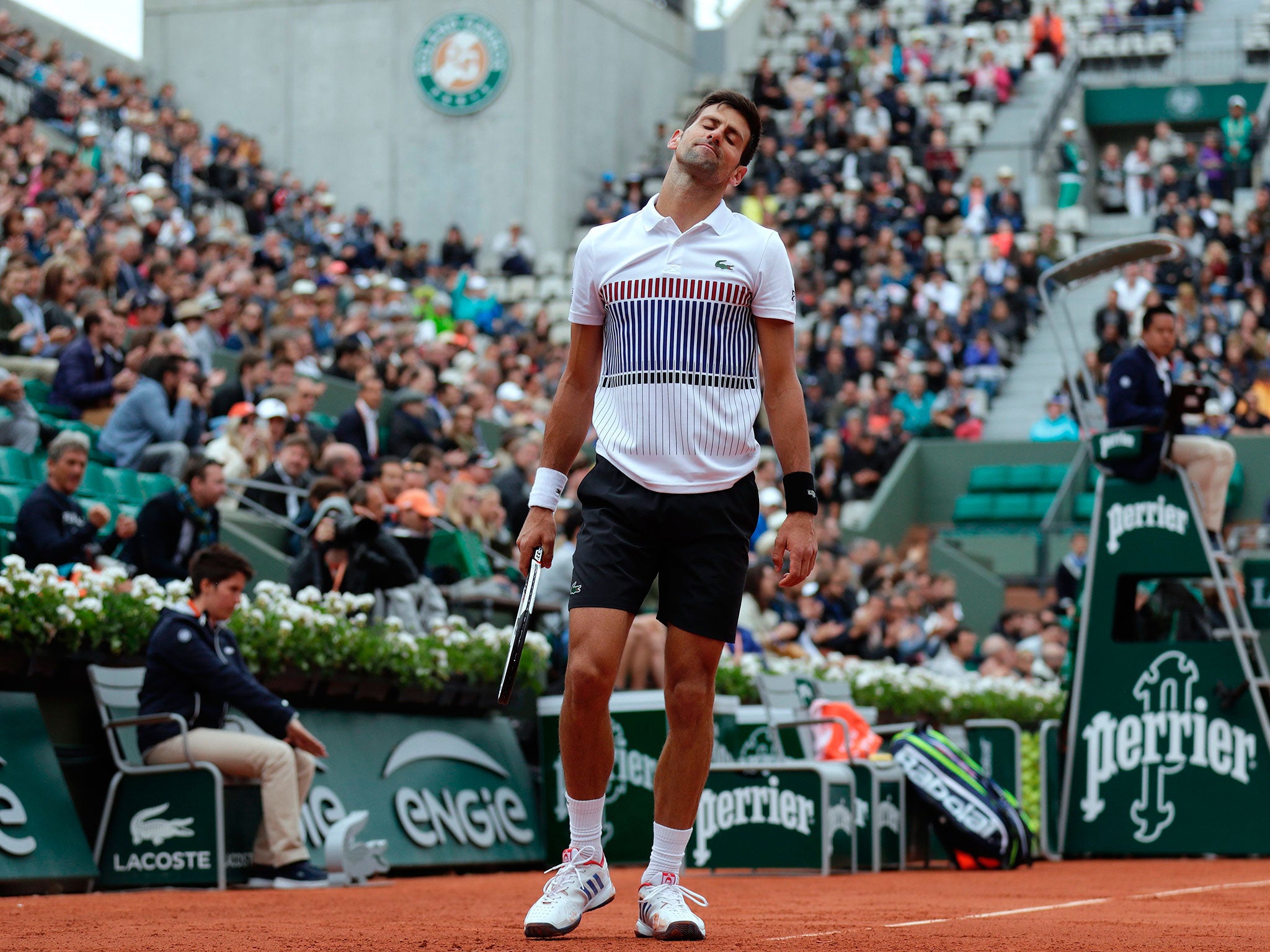 Djokovic's title defence ended in defeat