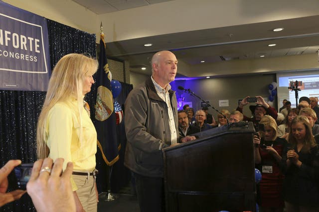 Mr Gianforte said he would be donating $50,000