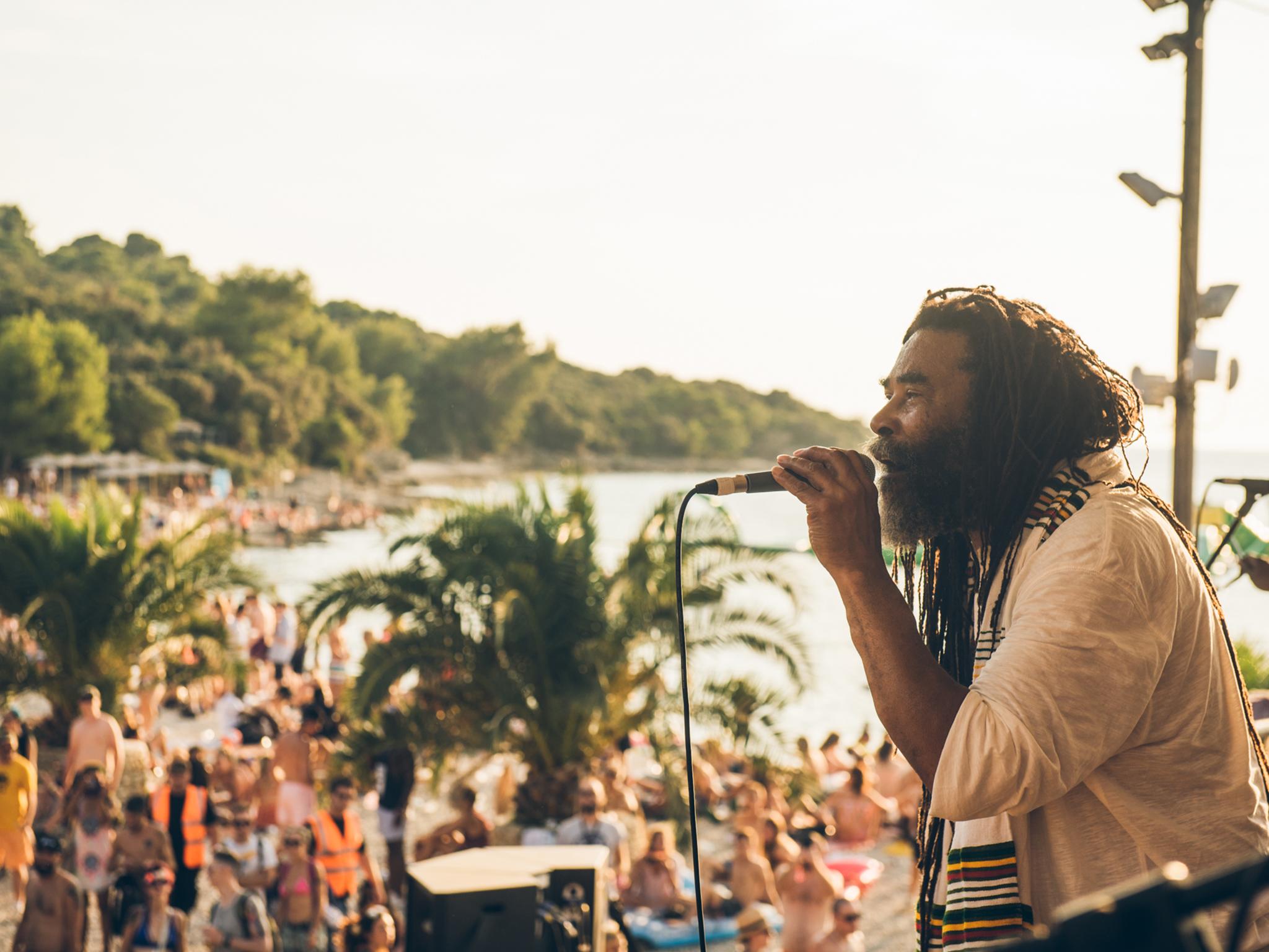 Reggae veterans The Twinkle Brothers perform at Outlook Festival 2016