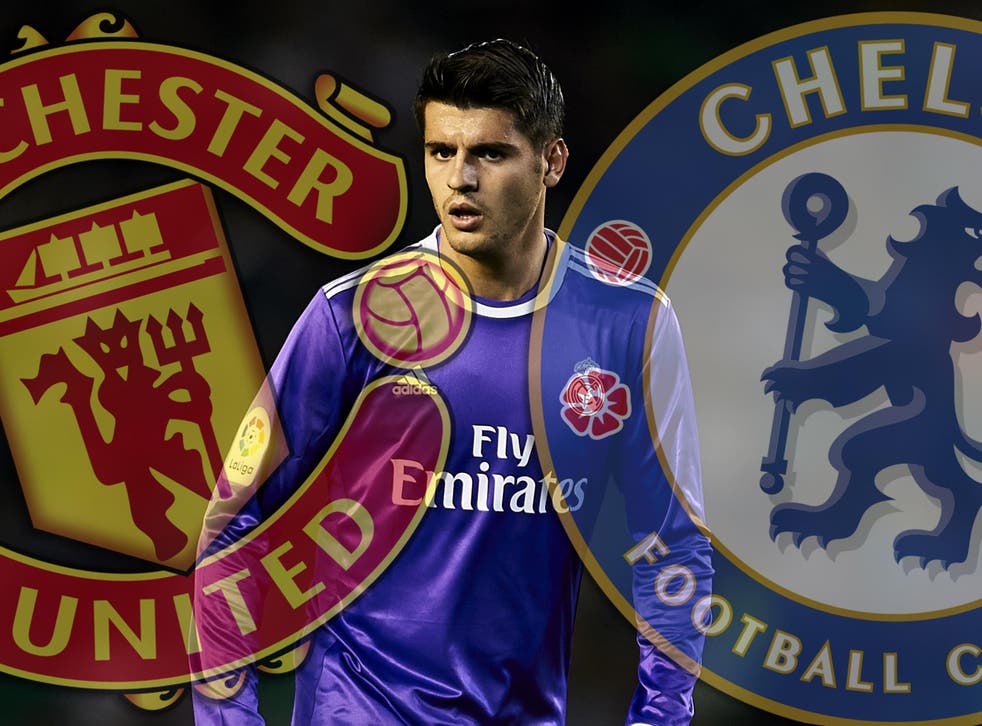 Morata has been linked with both Manchester United and Chelsea