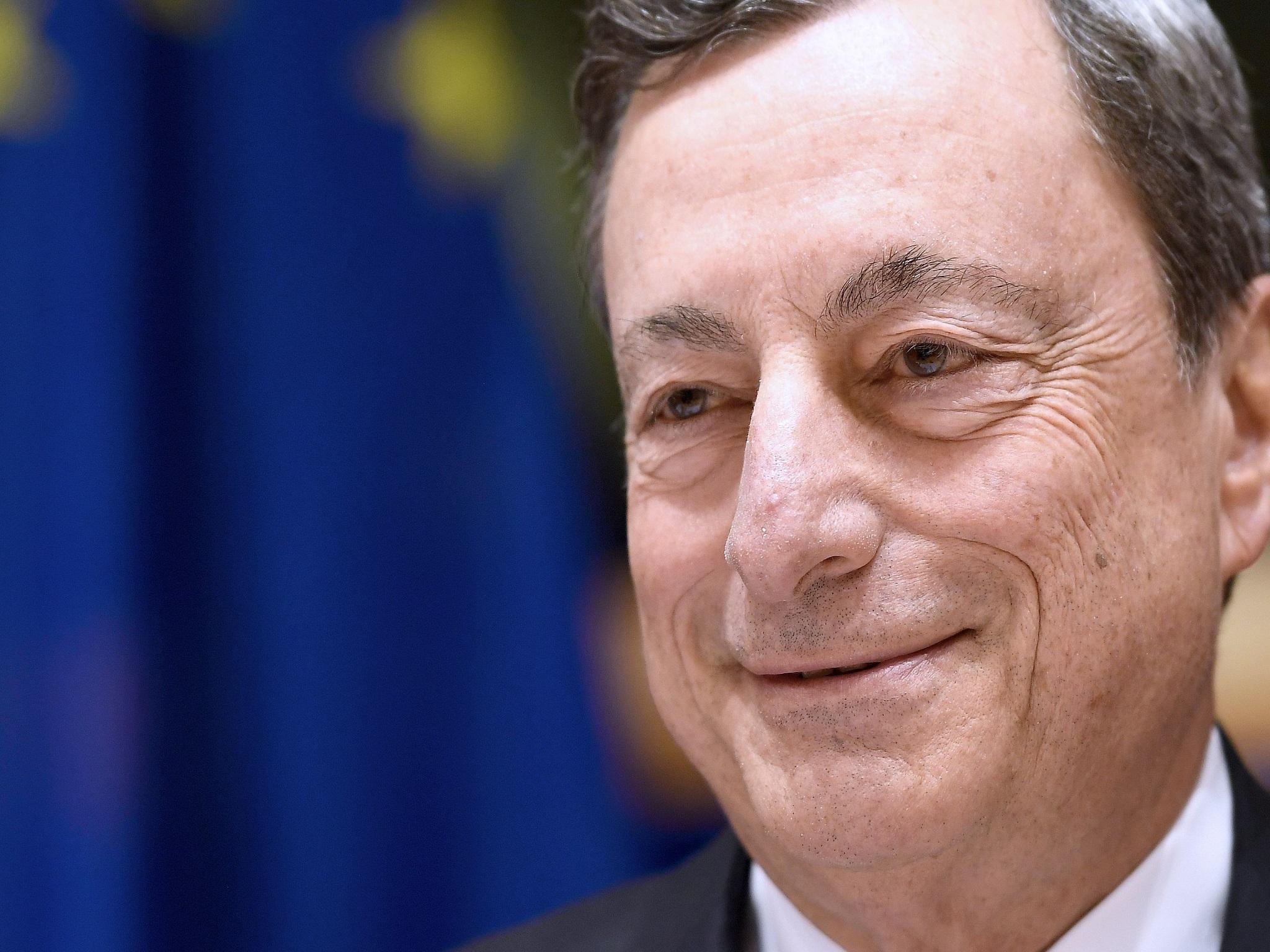 ECB president Mario Draghi