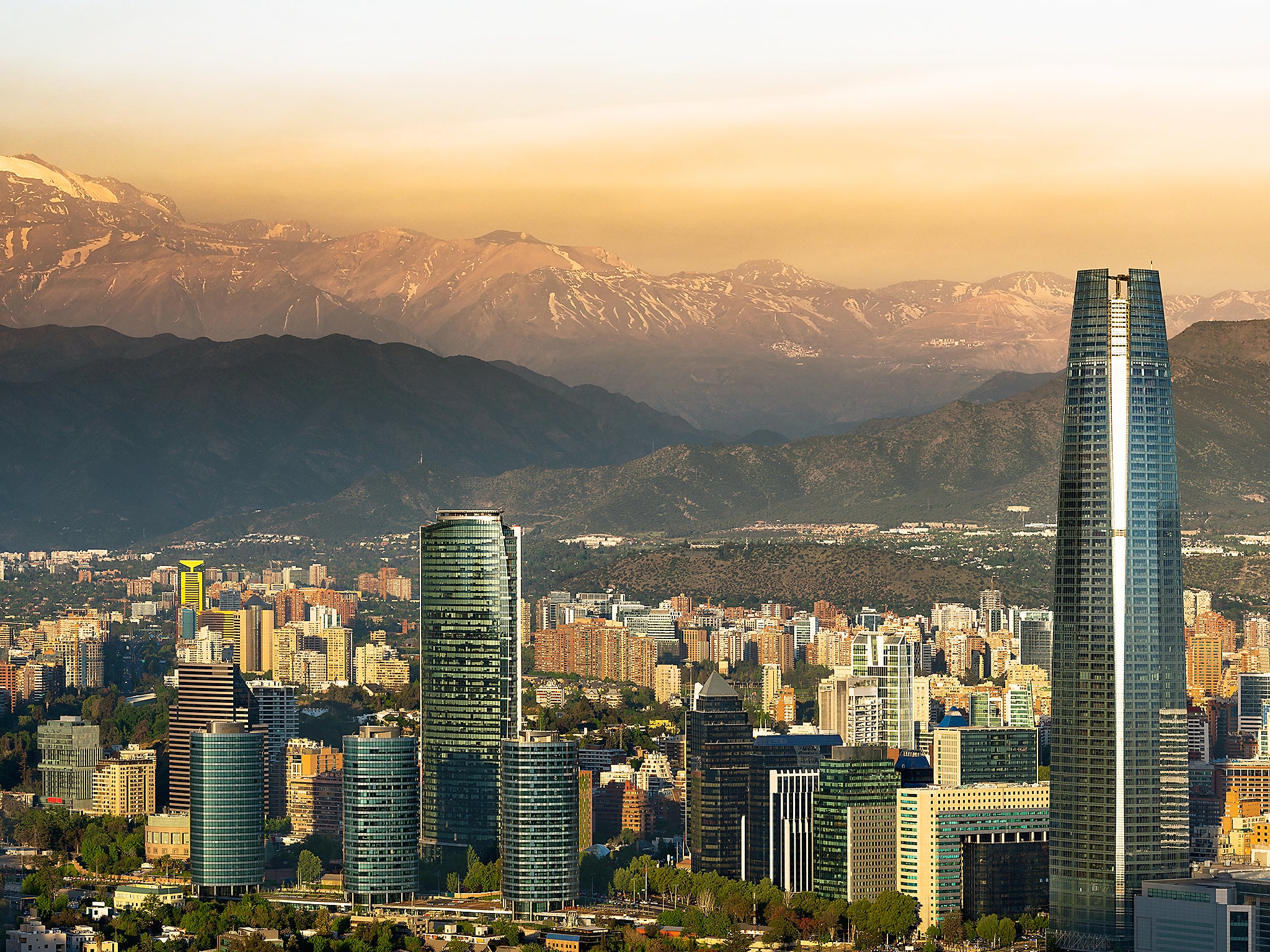 View of Santiago de Chile