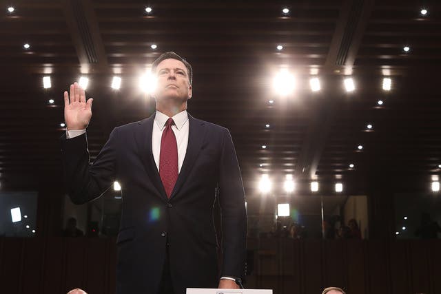 Mr Comey did not shy away from his criticism of Mr Trump