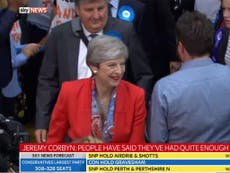 May asked if she is going to resign on arriving at Maidenhead count