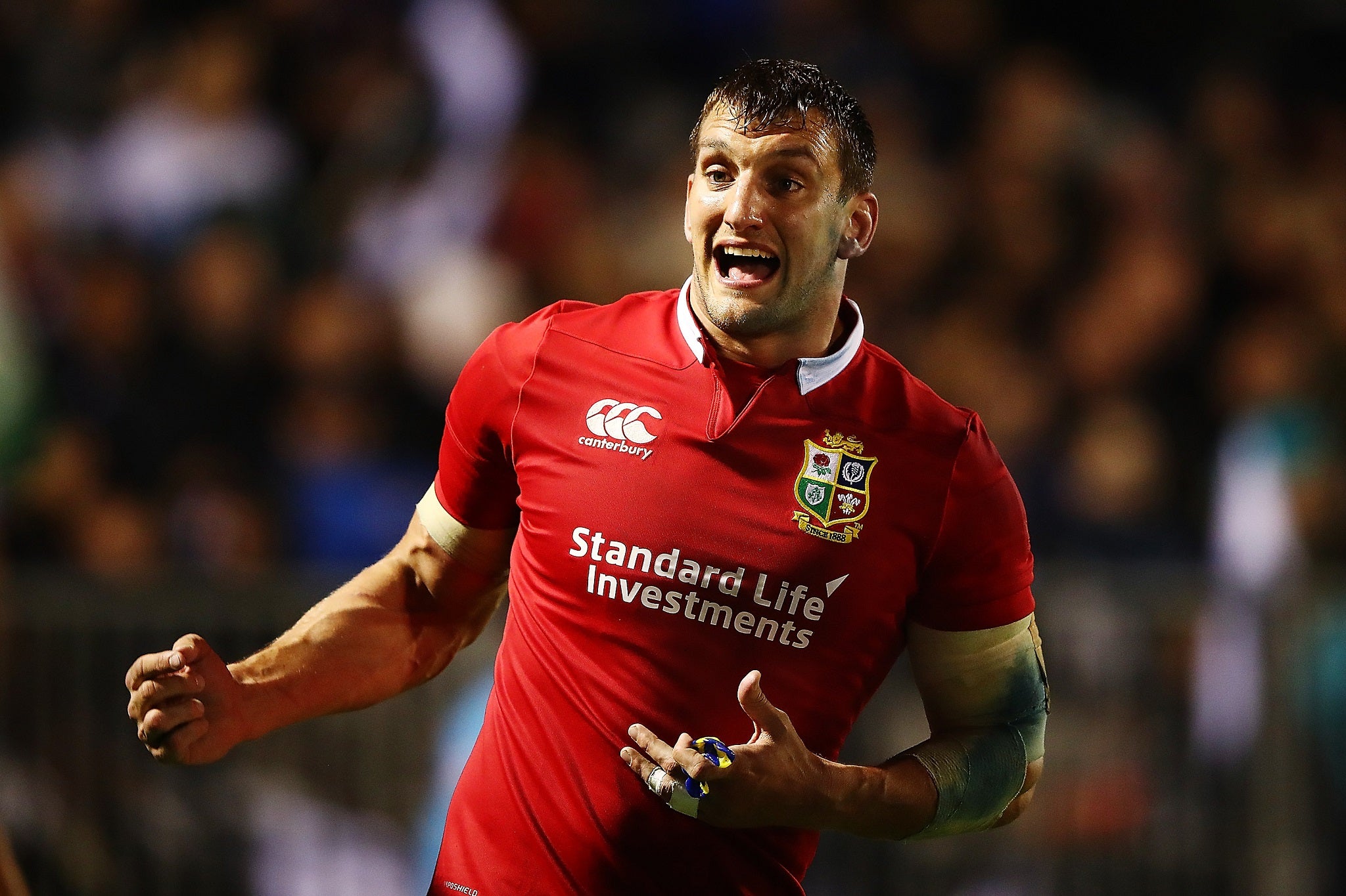 Sam Warburton will miss the Crusaders match with a sore ankle but should play again before the Test series