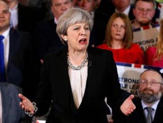 May loses almost all the seats she visited on her campaign
