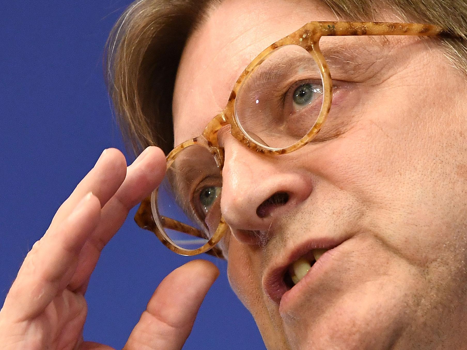 European Parliament’s Brexit coordinator Guy Verhofstadt